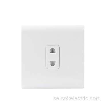 Säker inomhus 1Gang 2Pin Socket Outlet CB certifiering